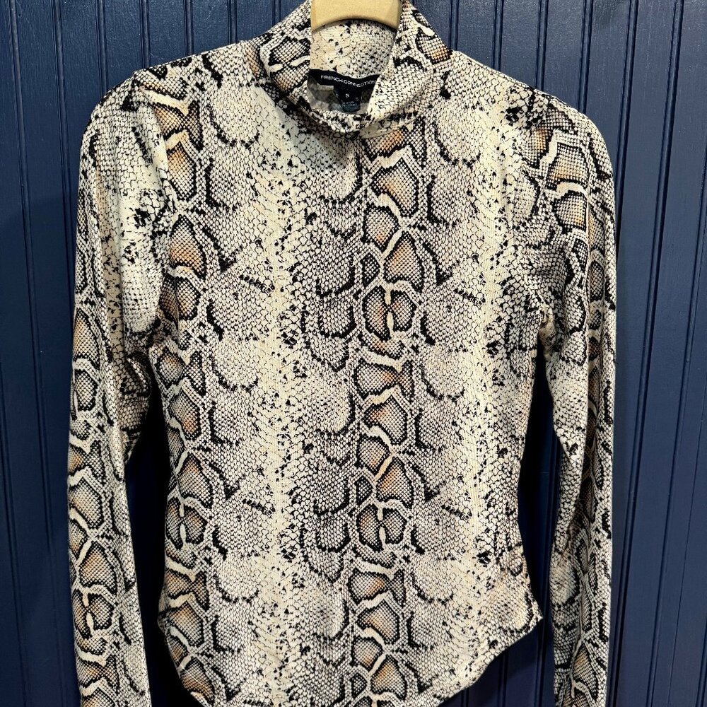 French Connection Mock-neck Top